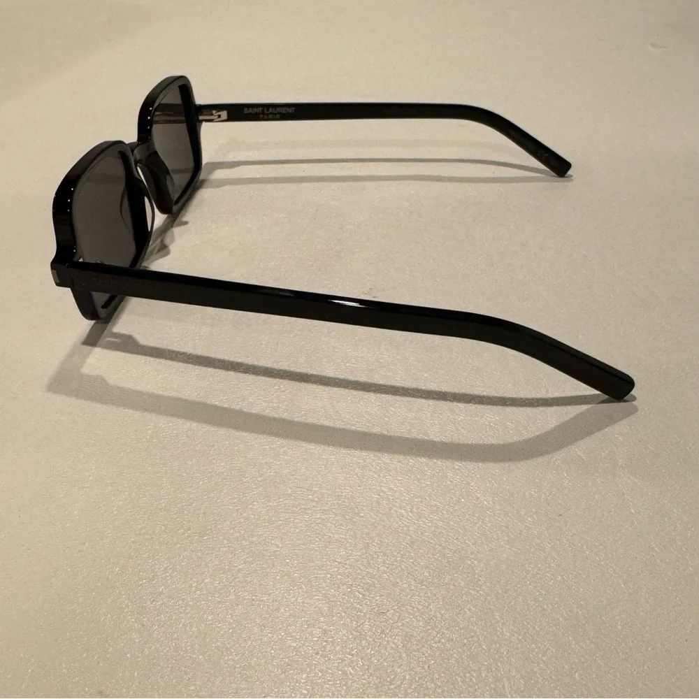 Saint Laurent Square-Frame Acetate Sunglasses Black SL 332 001 Unisex